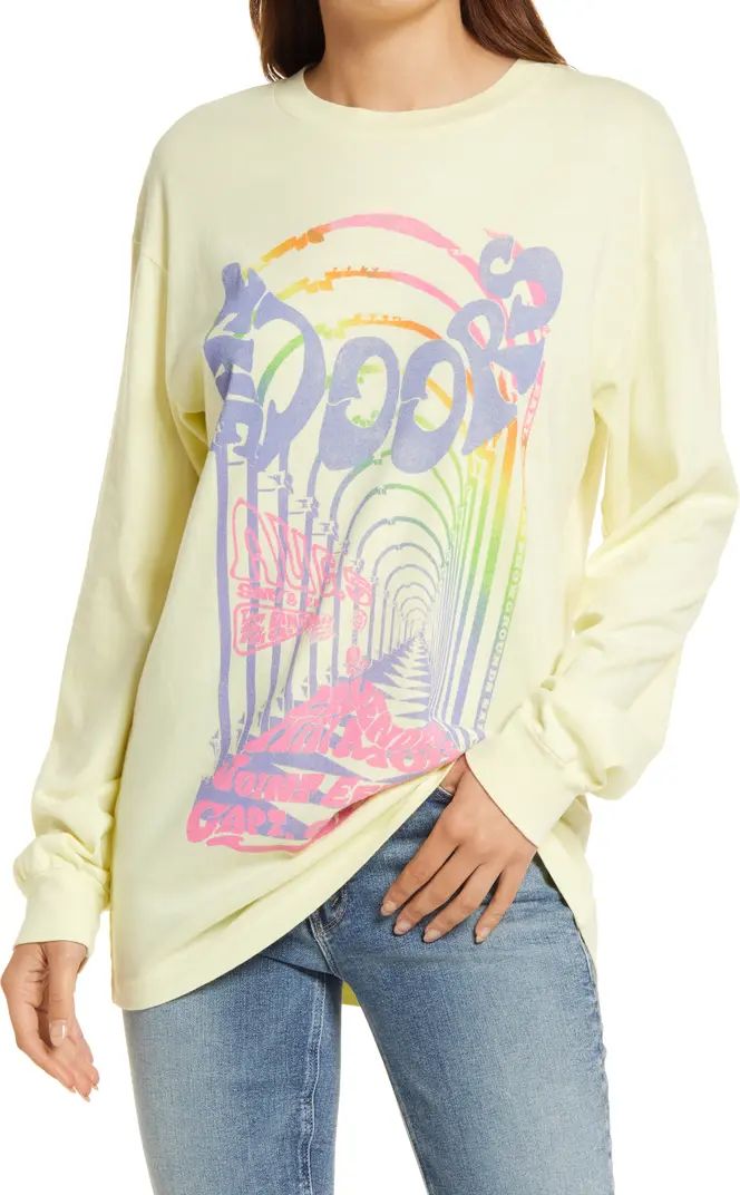 Daydreamer The Doors Oversize Cotton Graphic Tee | Nordstrom | Nordstrom