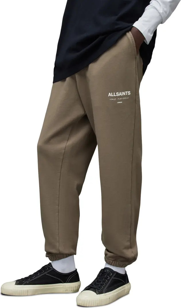 AllSaints Underground Relaxed Fit Organic Cotton Sweatpants | Nordstrom | Nordstrom