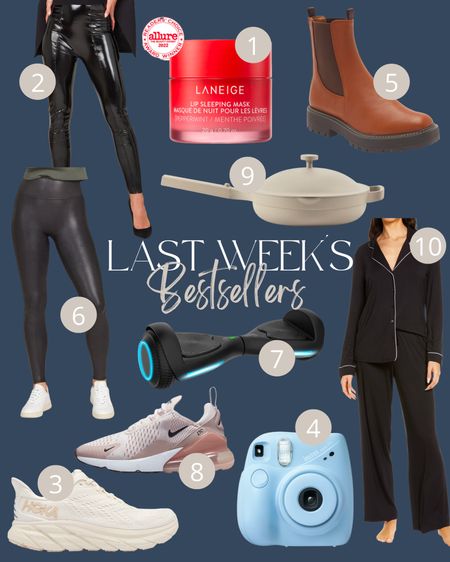 Spanx- FUJI- nordstrom- walmart- HOKA- faux leather legging- HOKA running shoe- Nike- Nike running shoe- hoverboard- gift ideas- kid gift ideas- Chelsea boot- pajamas- our place- always pan- cooking pan- cook wear- best sellers- shoe inspo- beauty- laneige-

#LTKSeasonal #LTKsalealert #LTKshoecrush