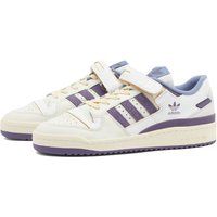 Adidas Forum 84 Low Sneakers in White/Tech Purple, Size UK 9 | END. Clothing | End Clothing (US & RoW)