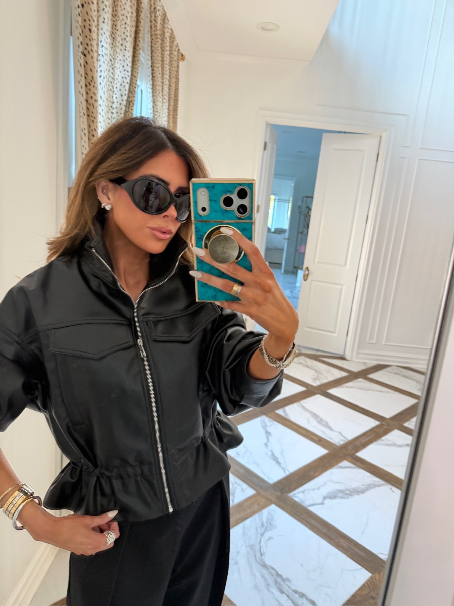 How cute is this faux leather jacket!!  Wearing an XS in the jacket and pants!! 

Zara fashion, Zara finds, Faux leather jackets, Fall outfits women, Autumn outfits, Business casual workwear, Date night outfits, Gemme Beauty, Emily Gemma

#LTKSeasonal #LTKWorkwear #LTKgrwm