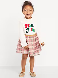Long-Sleeve T-Shirt and Tutu Skirt Set for Toddler Girls | Old Navy (US)
