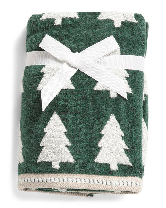 Set Of 2 Christmas Tree Hand Towels | Bed & Bath | Marshalls | Marshalls