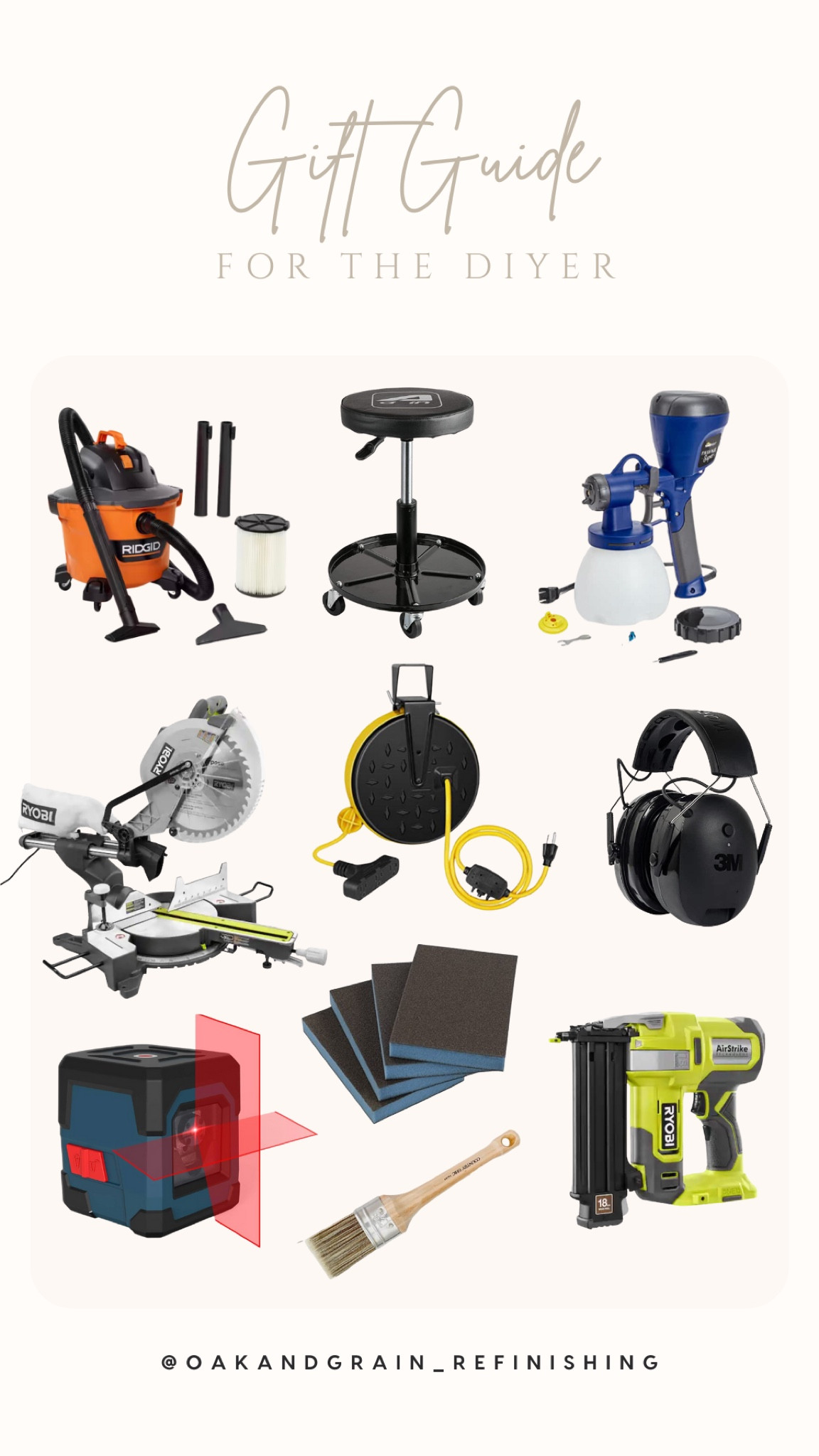 GIFT GUIDE for the DIYer.

My top favorite tools & garage gadgets that any DIYer in your life would love! Or perhaps, some ideas to add to your own holiday wishlist for Santa. 

#LTKCyberWeek #LTKGiftGuide