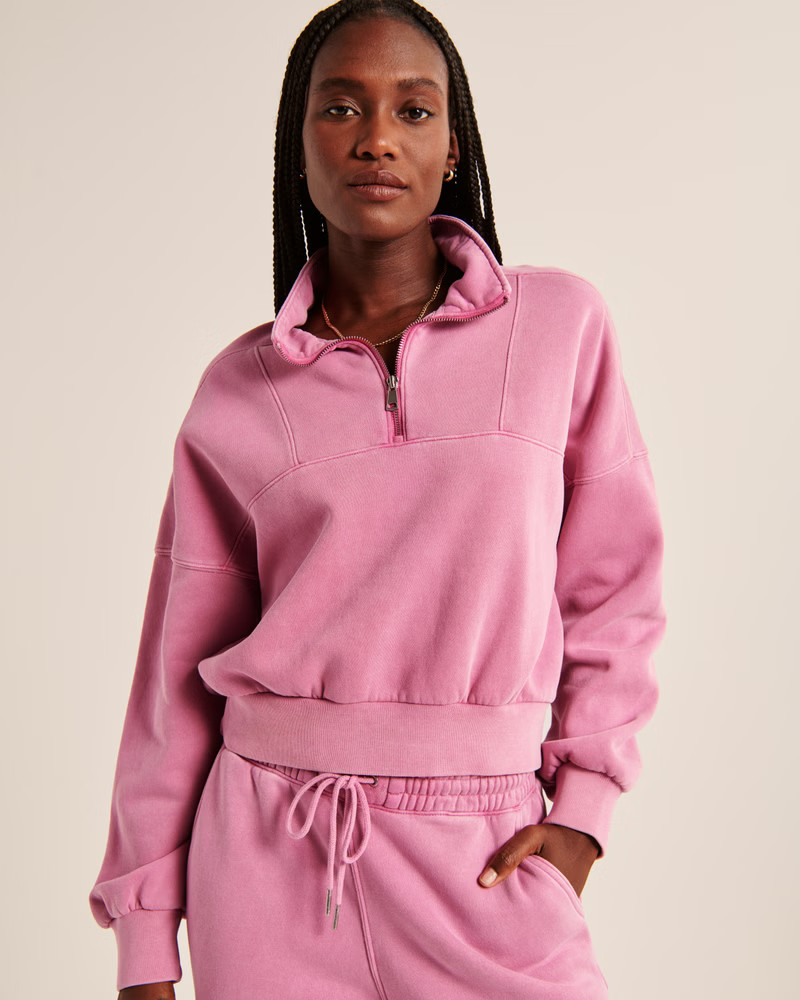 Essential Mini Sunday Half-Zip | Abercrombie & Fitch (US)