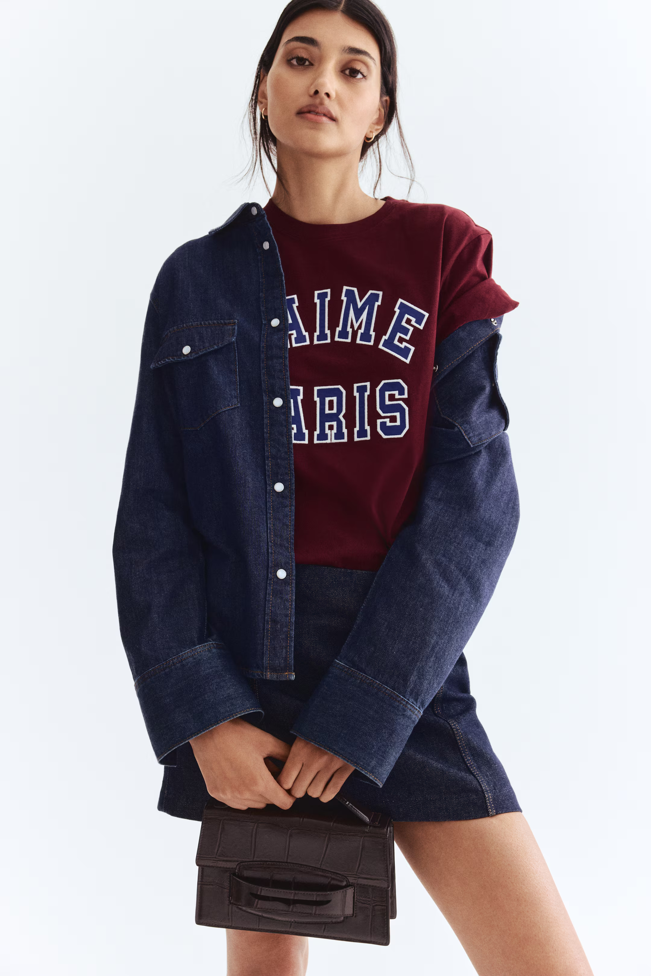 T-Shirt with Motif | H&M (US + CA)