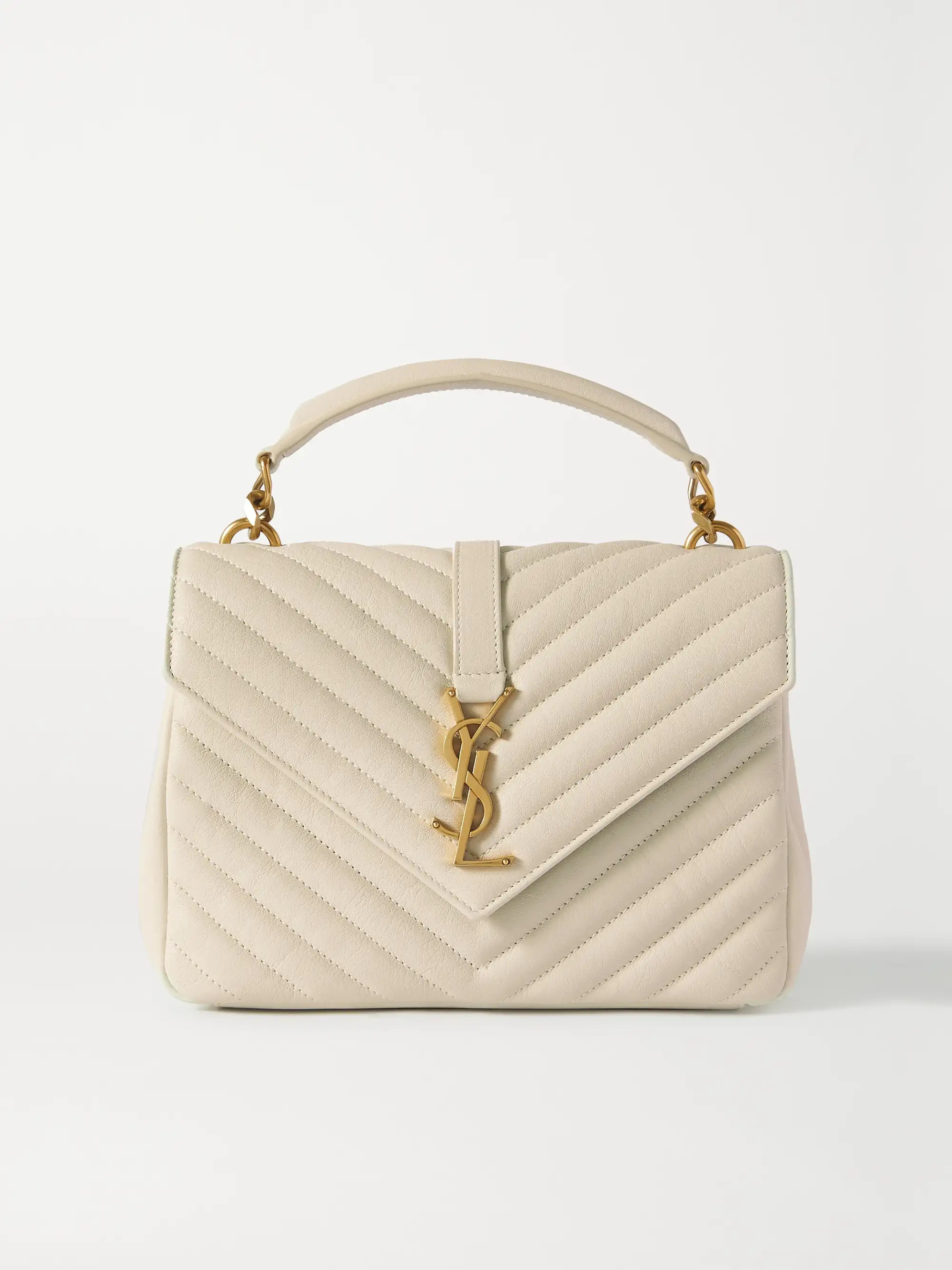 College Medium Chain quilted leather shoulder bag | NET-A-PORTER (UK & EU)