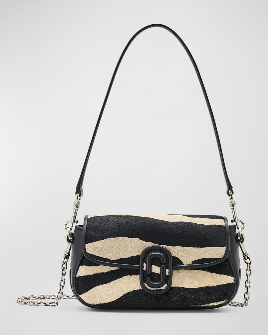 Marc Jacobs The Zebra Calf Hair Clover Shoulder Bag | Neiman Marcus