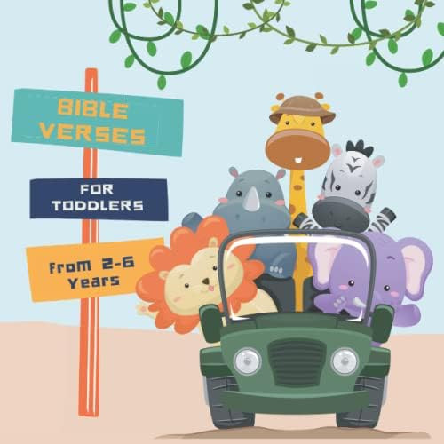 Amazon.com: Bible Verses for Toddlers from 2-6 years old: Christian Bible Verses with Customized Ill | Amazon (US)