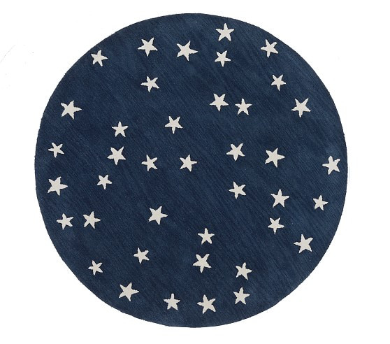 Starry Skies Round Rug | Pottery Barn Kids
