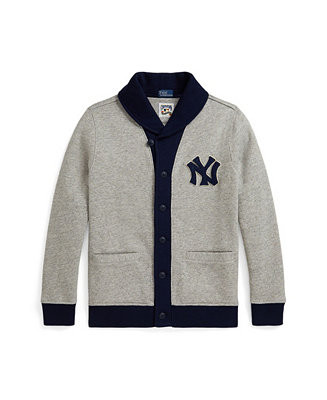 Polo Ralph Lauren Big Boys Yankees Cardigan - Macy's | Macy's