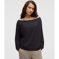 BeCalm Oversized Boatneck Long-Sleeve Shirt | Lululemon (US)