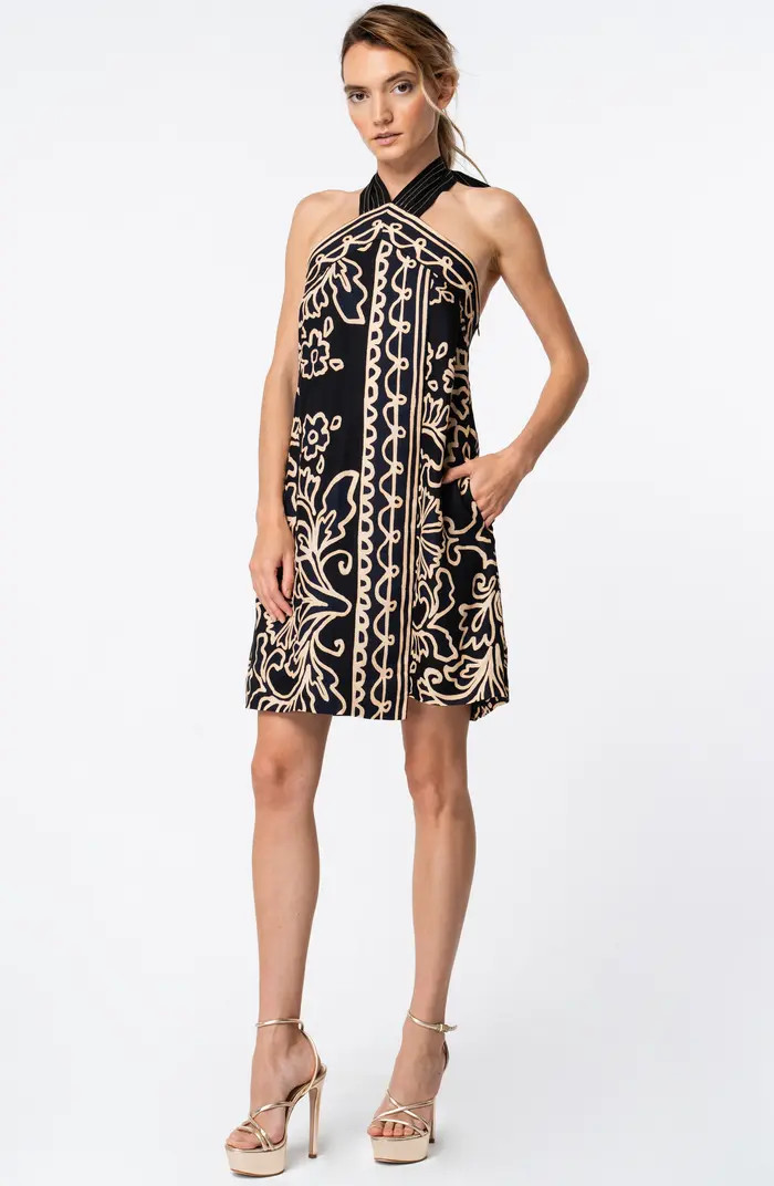 Varella Print Halter Dress | Nordstrom