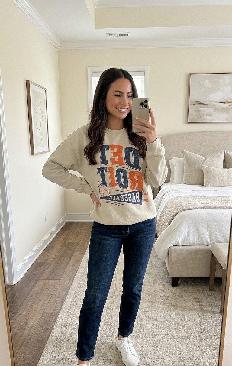Detroit Tigers game day outfit ⚾🐯💙 Sharing cute Detroit Tigers outfit ideas and women’s Tigers apparel for baseball season! Perfect for a Tigers game at Comerica Park, downtown Detroit, baseball date night, girls’ night at the ballpark, or a summer game day. Easy ways to style Tigers gear with everyday pieces for a cute, trendy baseball outfit you’ll actually want to wear.

#DetroitTigers #TigersGameDay #DetroitTigersOutfit #TigersOutfit #DetroitTigersApparel #TigersApparel #ComericaPark #ComericaParkOutfit #BaseballGameOutfit #BaseballOutfit #BaseballStyle #GameDayOutfit #MLBStyle #WomensMLBApparel #DetroitStyle #DetroitFashion #SummerOutfit #GameDayStyle #LTKStyle #LTKFinds
 

 
