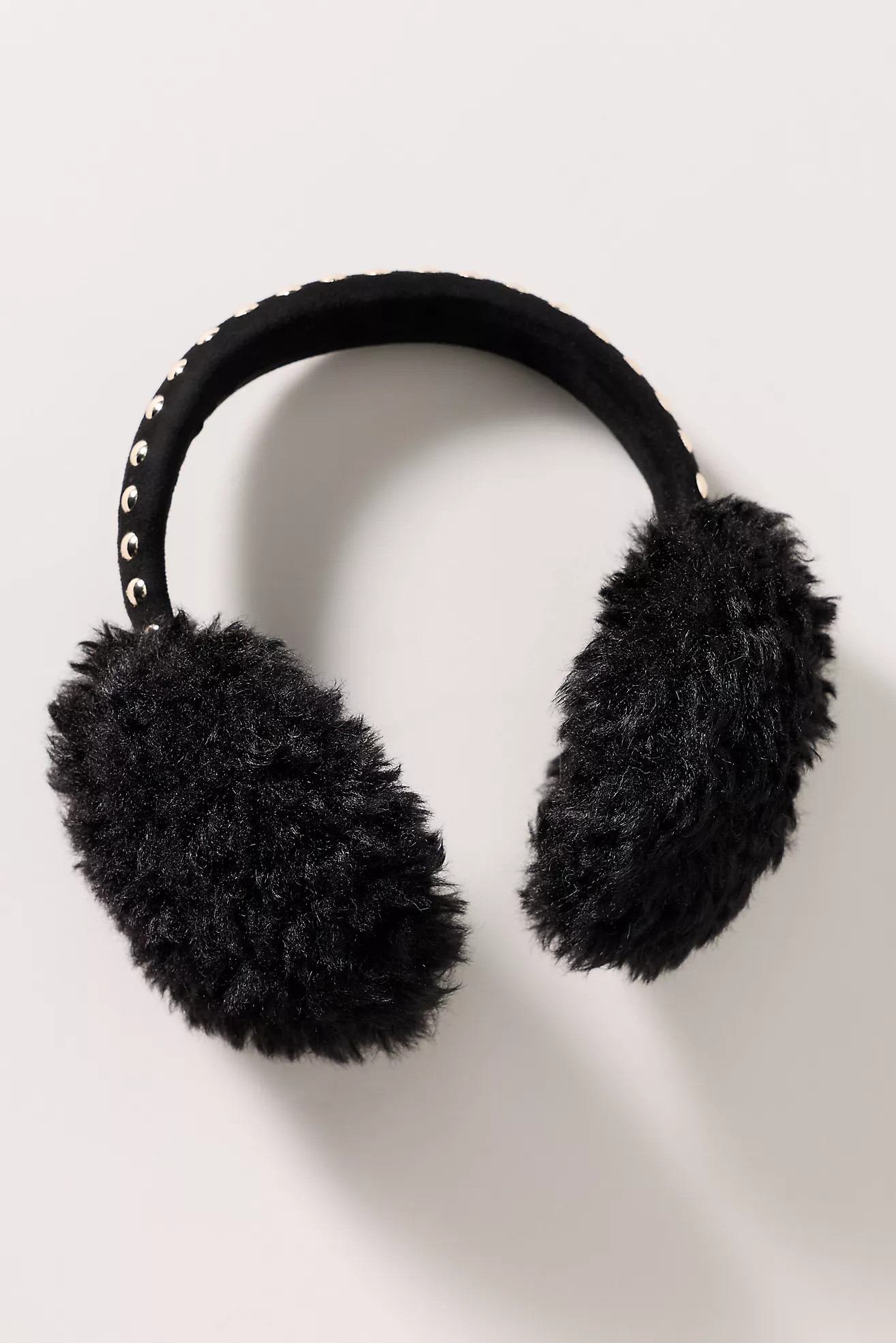 Violet & Brooks Studded Faux Fur Earmuffs | Anthropologie (US)