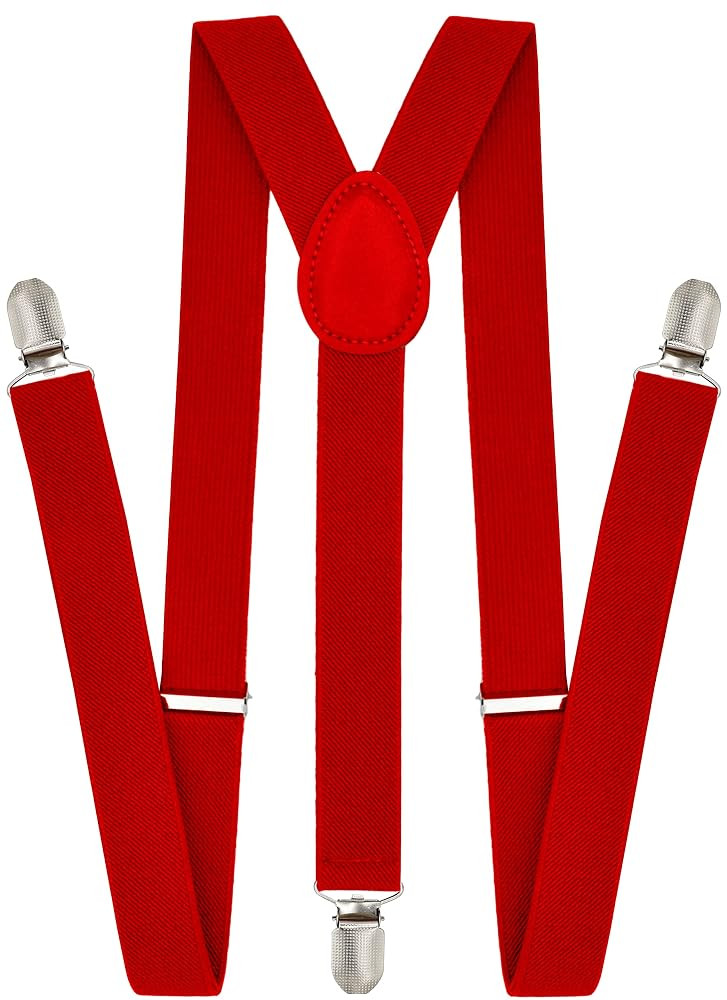 Dibi Mens Suspender with 3 Strong Clips Adjustable Braces | Amazon (US)