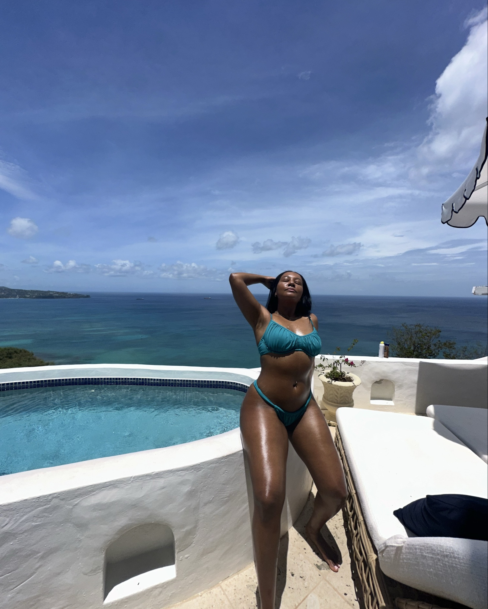 Okay @Target with the quality swim! Loved this suit in Saint Lucia 🇱🇨

I’m in a size large in the top and bottom. 

#LTKfitnessgoals #LTKTravel #LTKootd