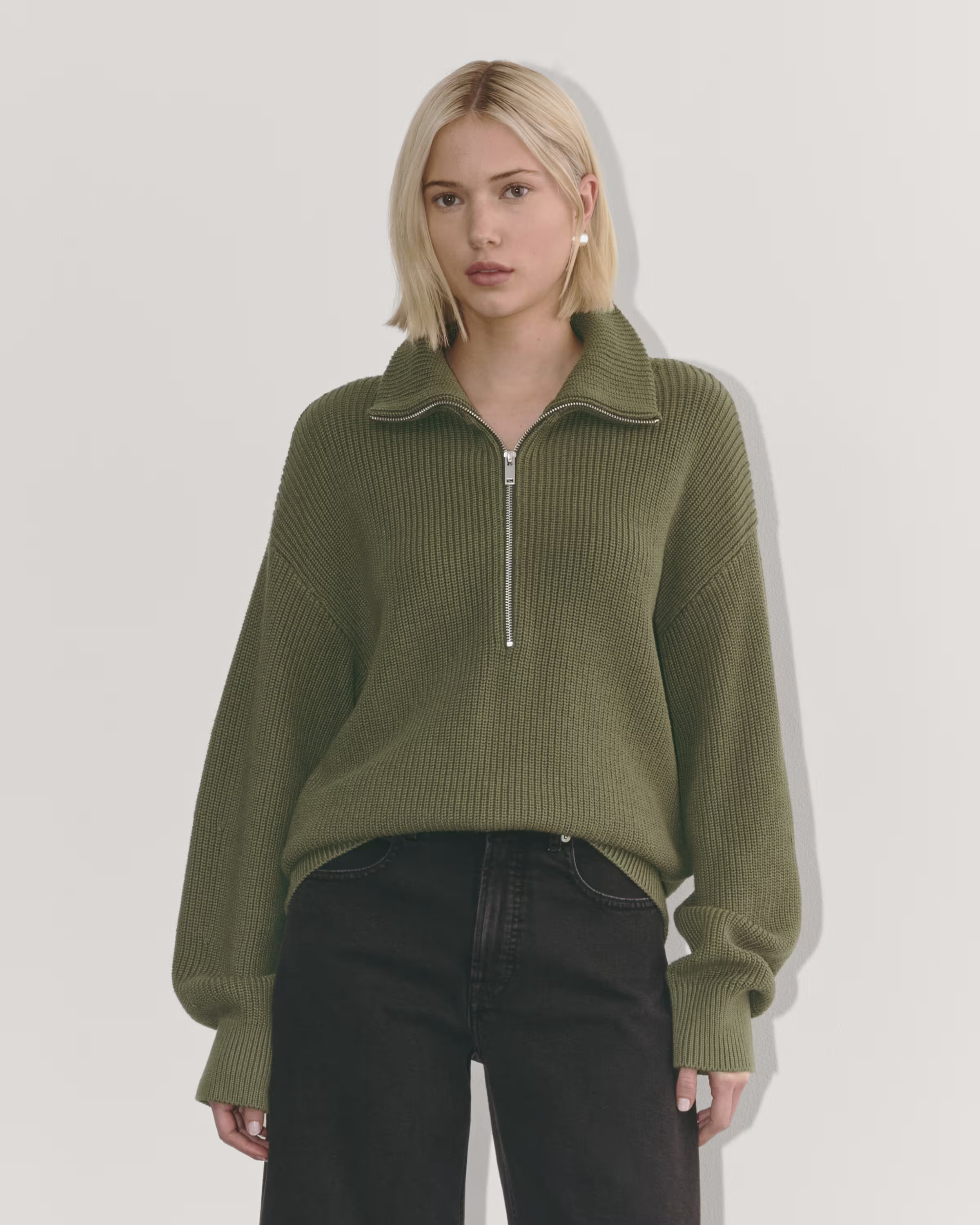 The Half-Zip in Everyday Cotton | Everlane