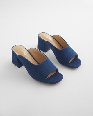 Denim Modern Heels | Chico's