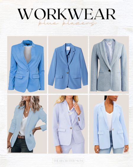 Blue workwear blazers 

#LTKworkwear #LTKstyletip #LTKSeasonal