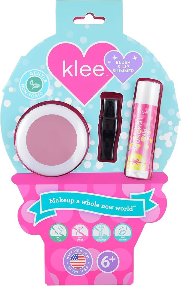 Luna Star Klee Blush and Lip Shimmer Makeup Kit. Gentle and Non-Toxic. Kid-Friendly. Made in USA.... | Amazon (US)