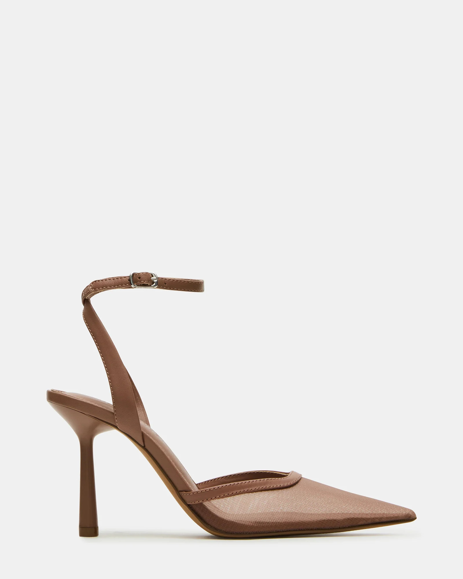 ALLIANCE Mesh Mocha Pointed-Toe Pump Women's Heel | Steve Madden (US)