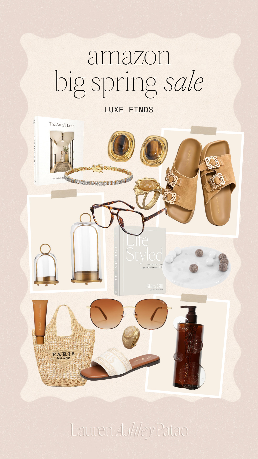 These amazon luxe finds are TO DIE FOR!! The slides might be my new faves. Amazon sale starts on March 25th! 

 #LTKSeasonal #LTKSaleAlert