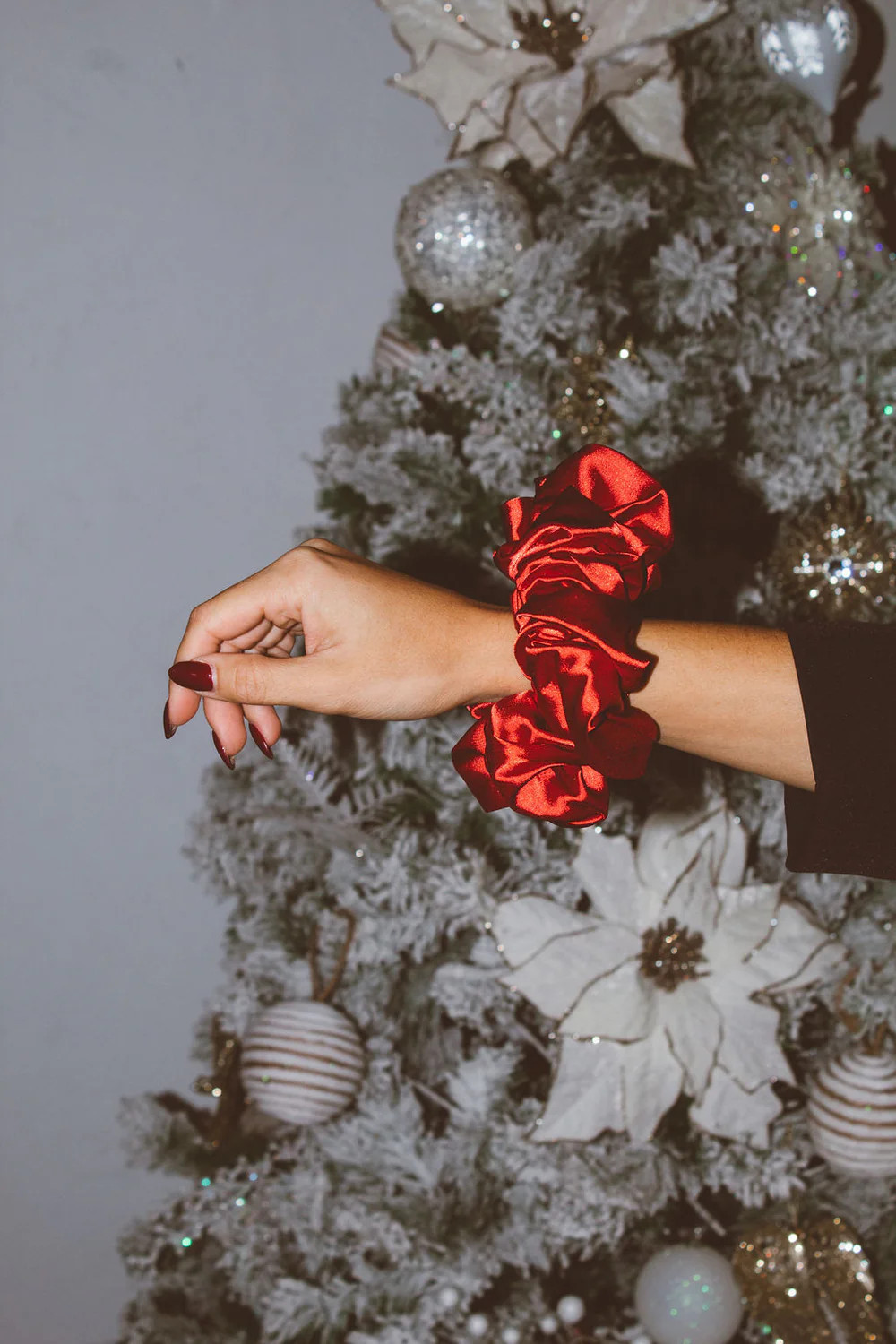 Satin Celebration Jumbo Scrunchies | Shop Andi