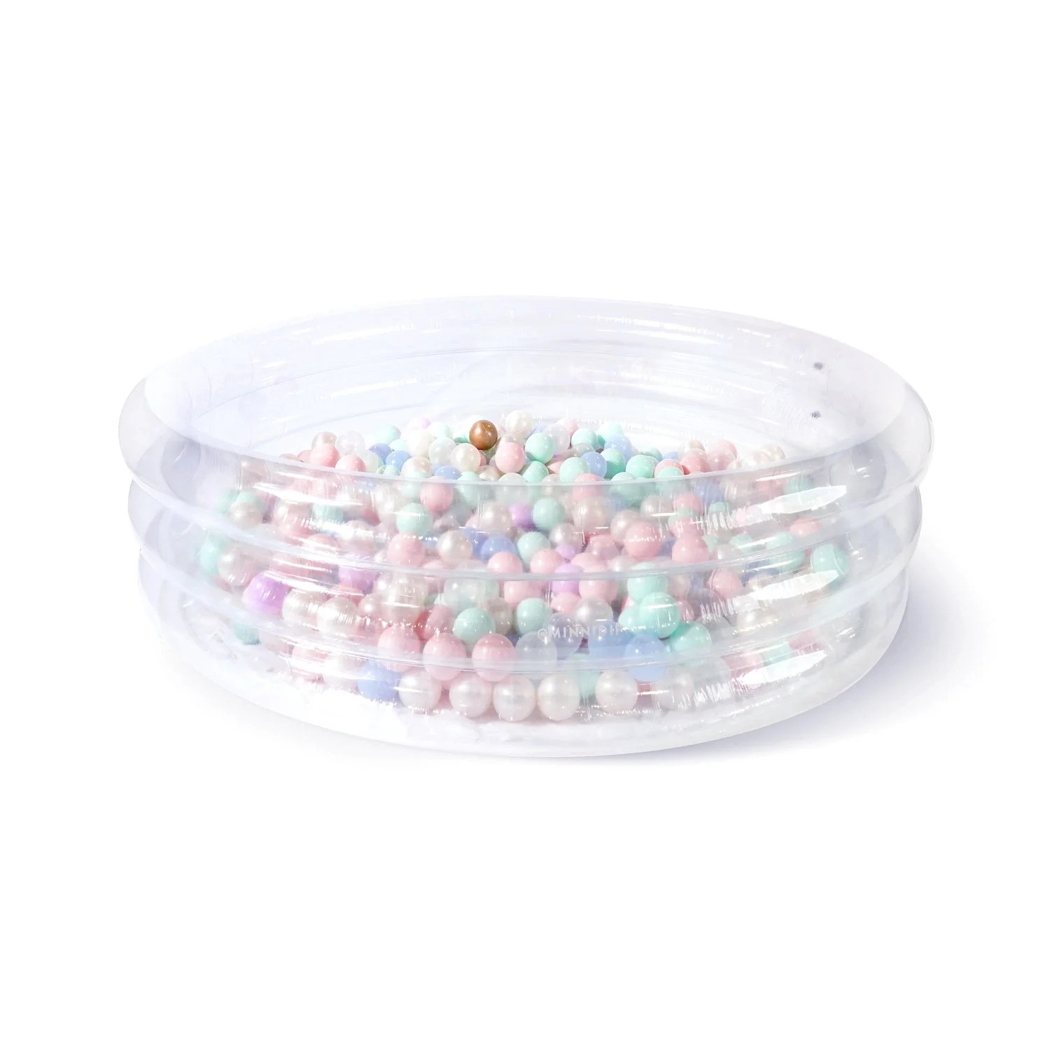 The SNOWGLOBE DiPP!T™ 3-Ring Ball Pit — MINNIDIP LUXE INFLATABLE POOLS BY LA VACA | Minnidip