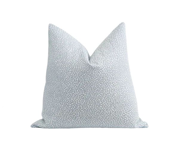 Sapulpa Ice Blue Pillow | Land of Pillows