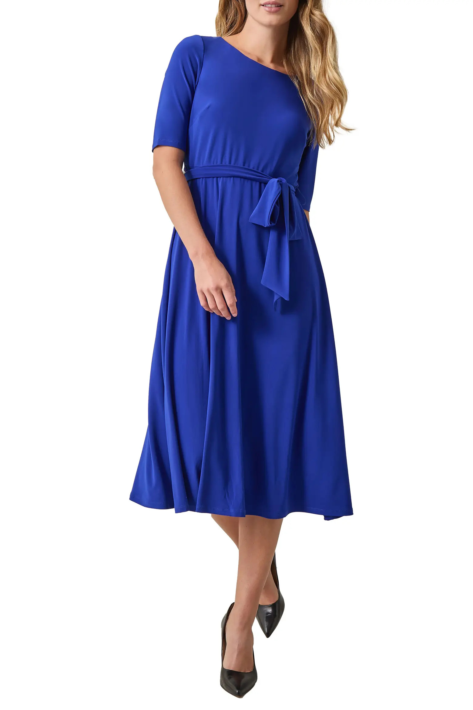 Tie Belt Fit & Flare Dress (Women) | Nordstrom | Nordstrom
