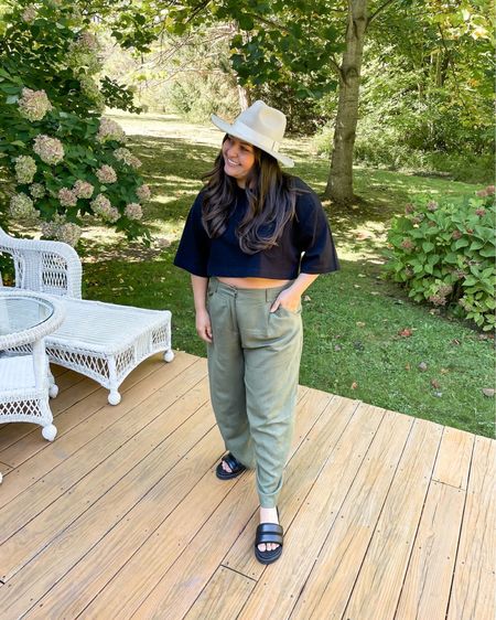 Green pants fall outfit 

#LTKfit #LTKunder50 #LTKstyletip