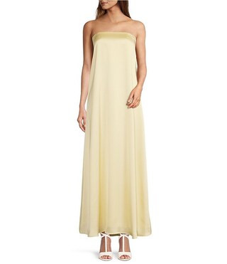 Lucia Shift Strapless Maxi Dress | Dillard's