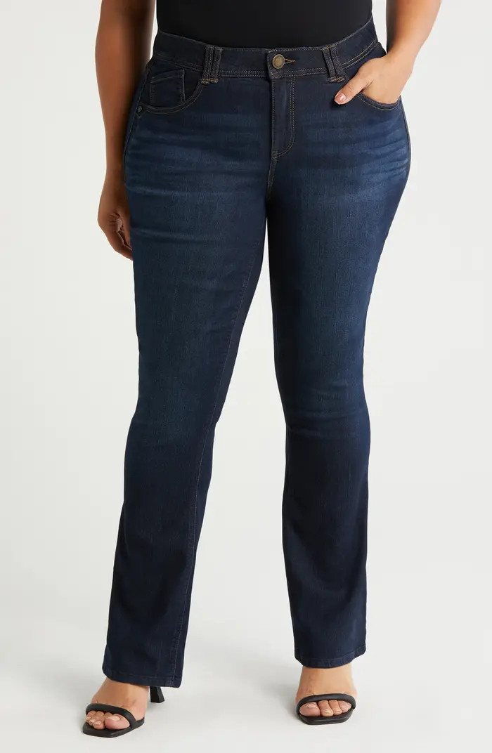 Wit & Wisdom Brittany 'Ab'Solution Itty Bitty Bootcut Jeans | Nordstrom | Nordstrom