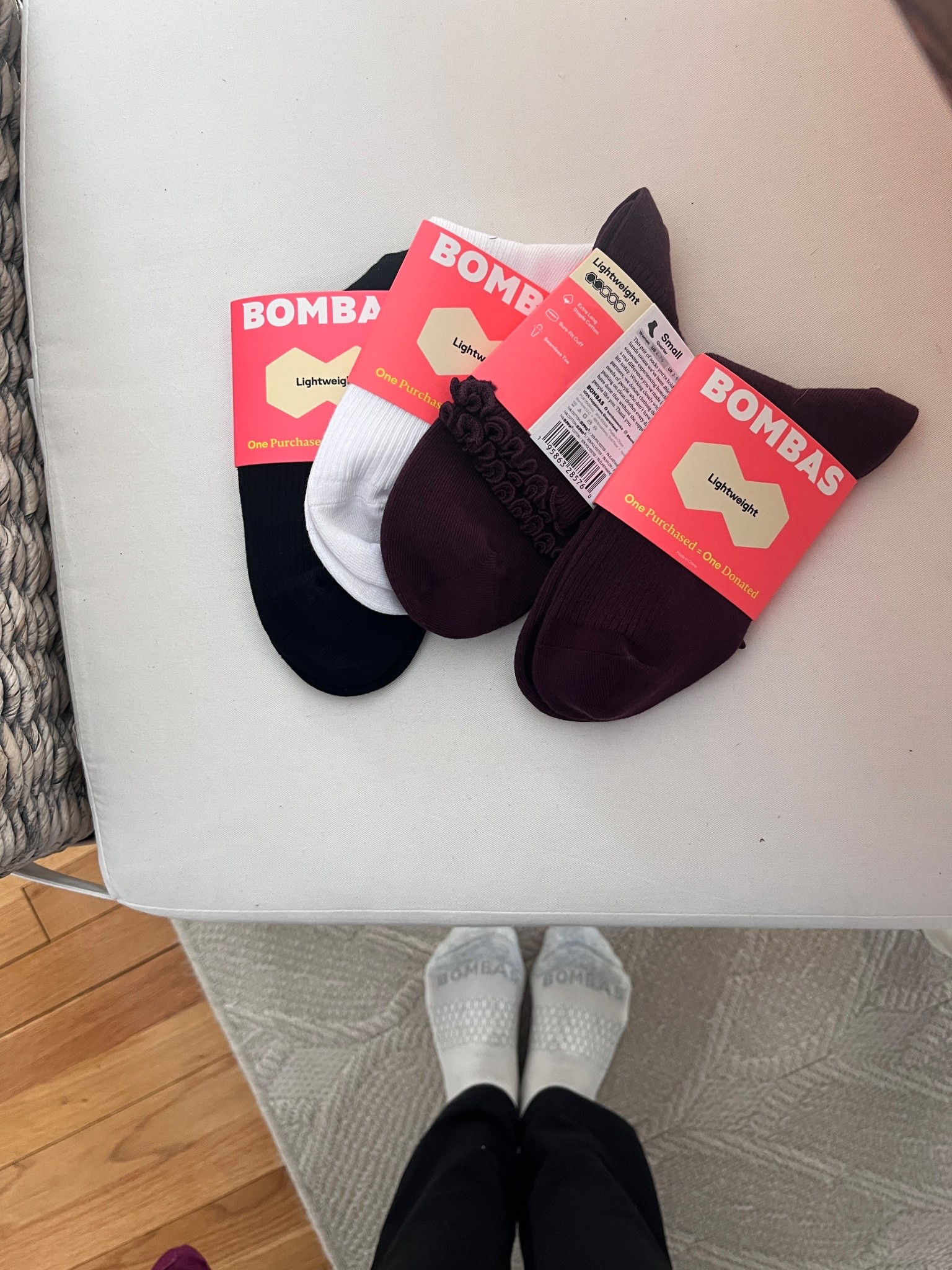 Favorite ruffle socks 🤍