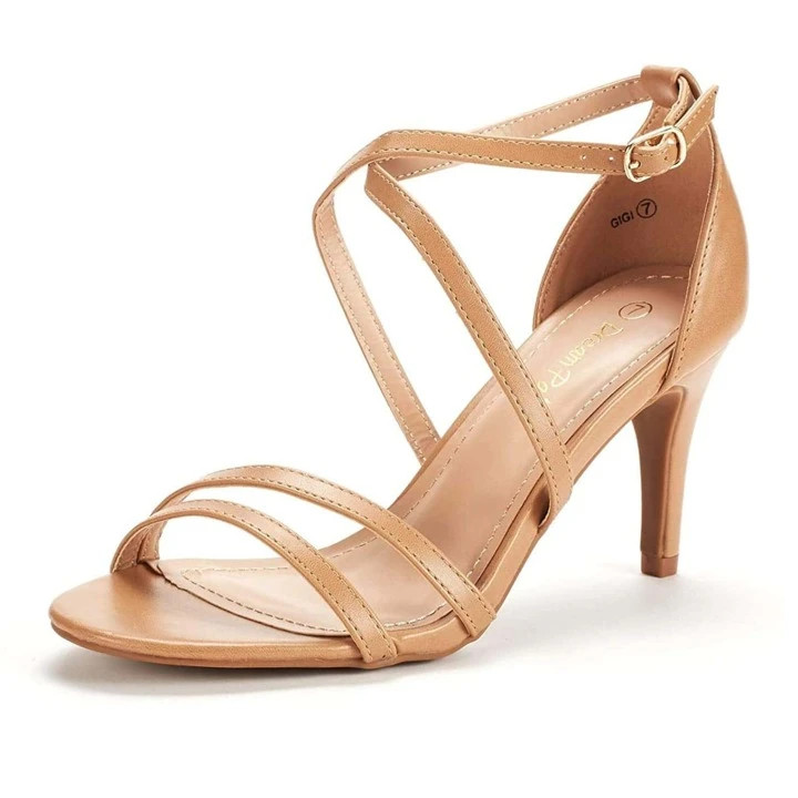 DREAM PAIRS Women's Gigi Fashion Stilettos Open Toe Pump Heel Sandals | SHEIN