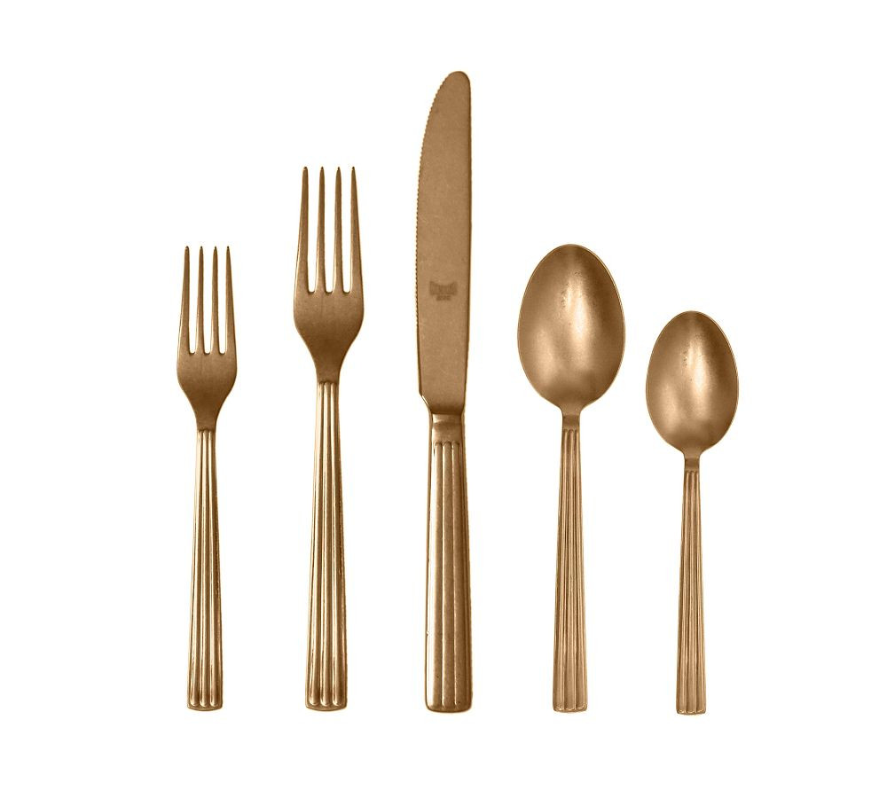 Sole Italian Flatware & Serve Set | Pottery Barn (US)