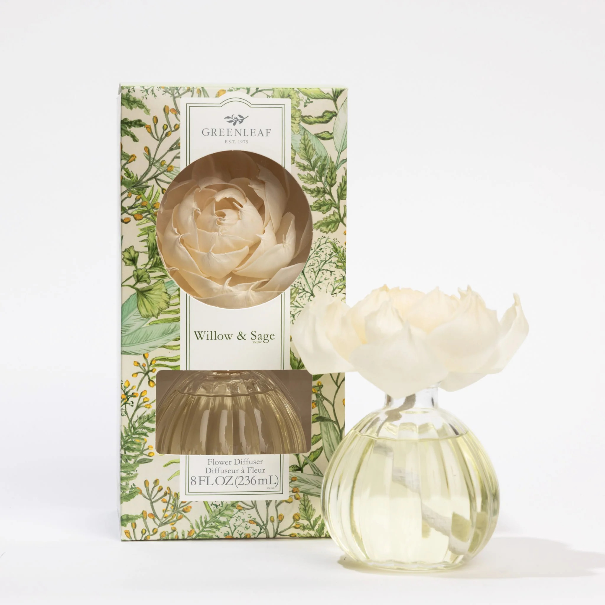 Willow & Sage Flower Diffuser | Greenleaf Gifts