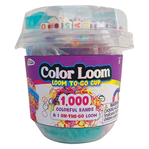 Color Loom To-Go Cup With 1,000 Colorful Bands | Five Below