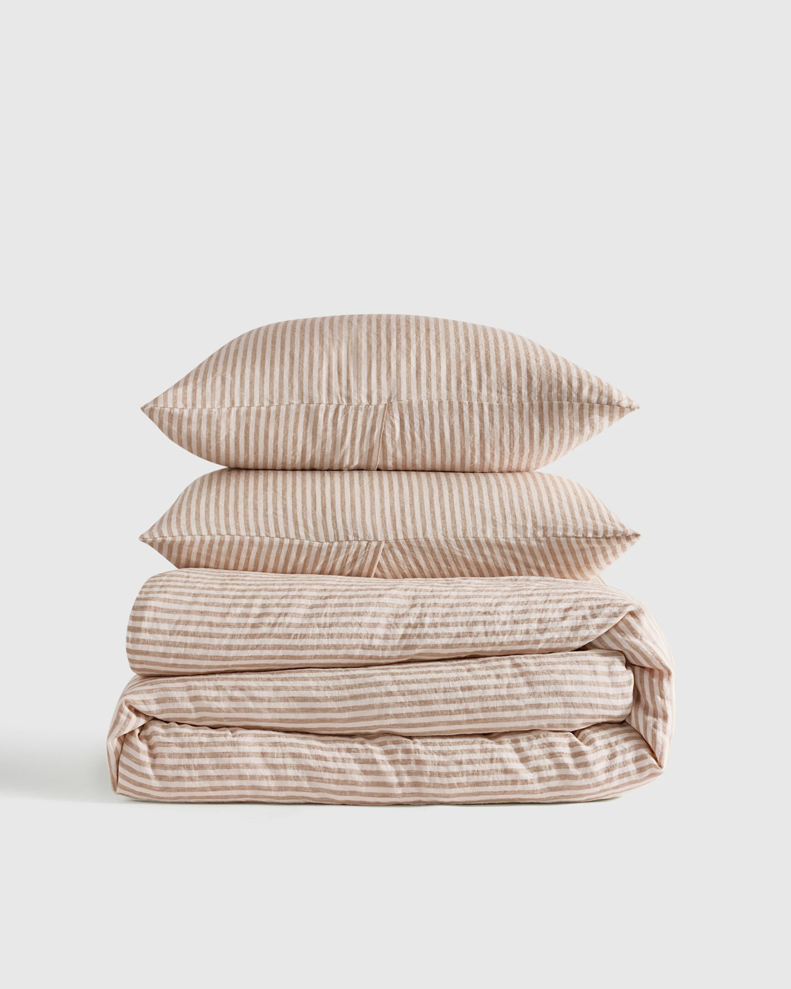 Quince | Bamboo Duvet Cover in Terracotta, Size King/Cal King | Quince