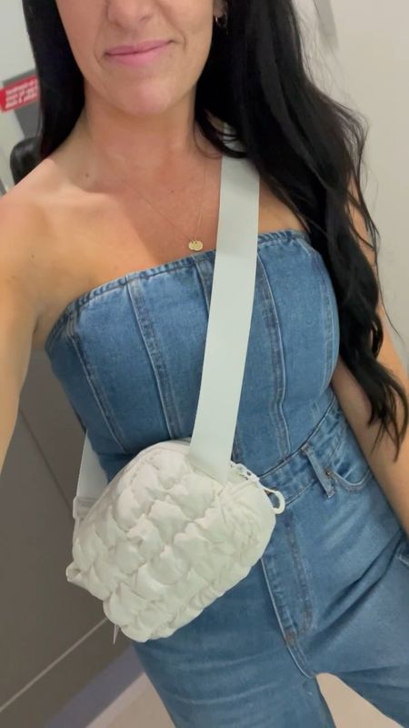 The cutest summer denim cargo jumpsuit! Reminds me of Revolve and makes me so happy that it’s actually under $40 and on sale for $31 right now! It has a side zipper with an inner button at the top. It also has a stretchy section in the back to help with a good fit. I got my normal size S. 

STYLE IDEAS:
Cute for a baseball game with a baseball cap and sneakers, a casual date night with a cute pair of sandals, or a daytime event / vacation sight seeing day with a cute summer hat!

#LTKsalealert #LTKfindsunder50 #LTKVideo
