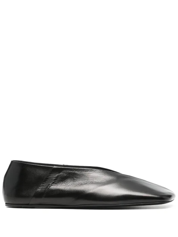 Jil Sander Tripon Ballerina Shoes | Black | FARFETCH BR | Farfetch (BR)