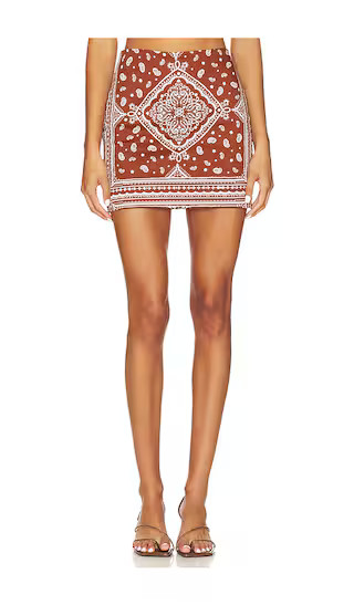 Hope Skirt in Montana Print | Revolve Clothing (Global)