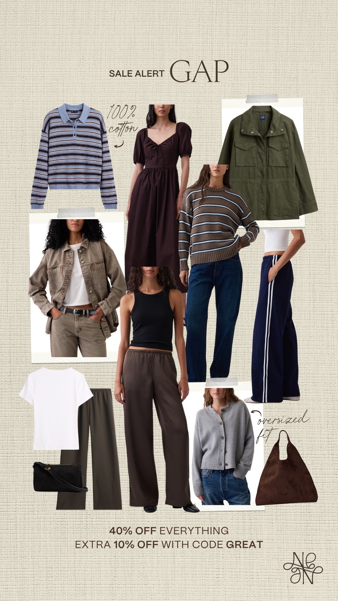 Gap new arrivals 🤩 40% OFF everything + an extra 10% OFF with code GREAT! Refresh your wardrobe with these closet staples perfect for fall transitional outfits 

fall outfits, fall fashion, pull-on pants, gap sale, sale alert, satin pants, date night outfits, teacher outfits, back to school outfits

#LTKSeasonal #LTKSaleAlert