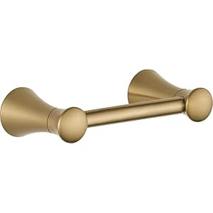 DELTA Lahara Pivoting Toilet Paper Holder, Champagne Bronze, Bathroom Accessories, 73850-CZ 3.75 x 8 | Amazon (US)