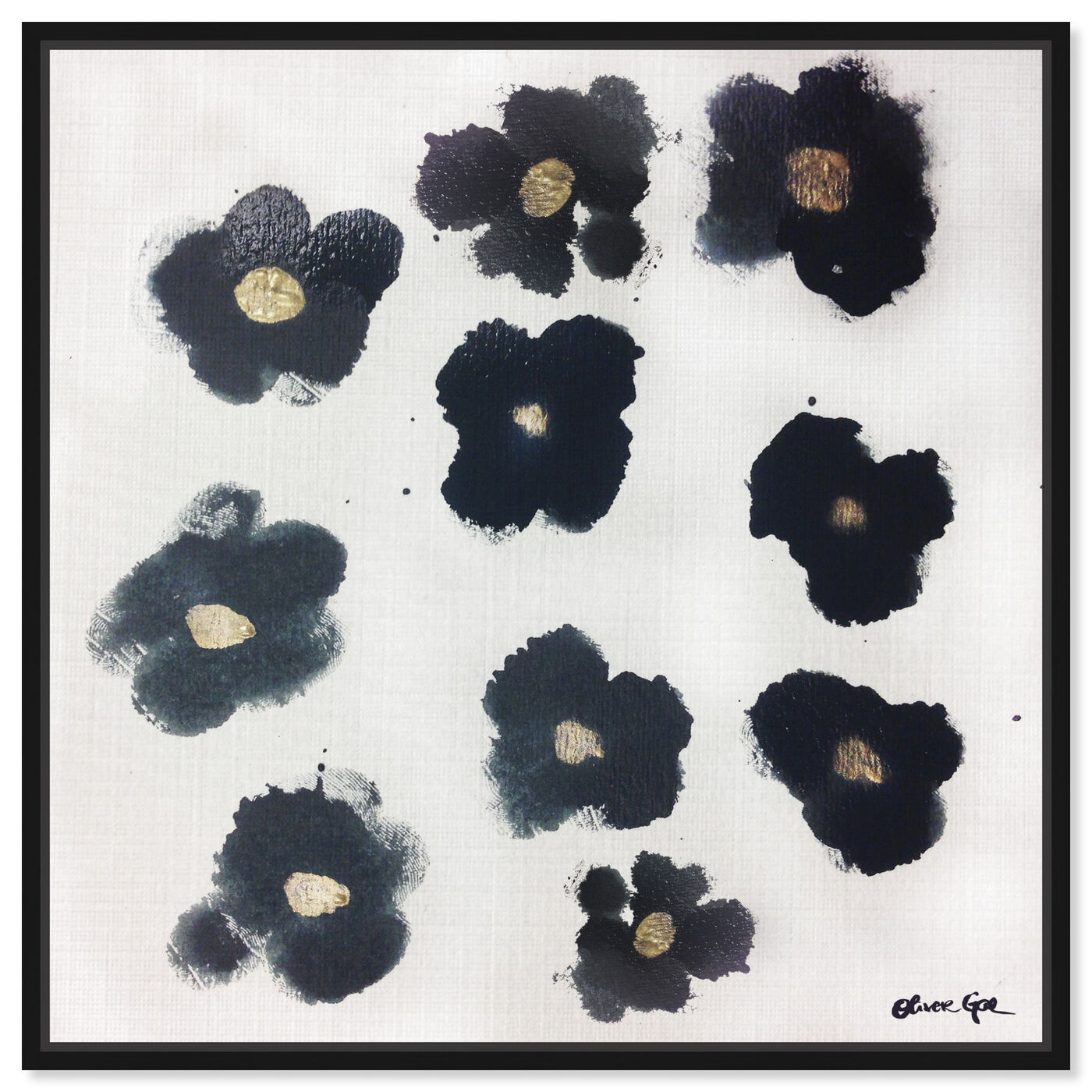 Coco's Gold Camellias | By Oliver Gal | Oliver Gal