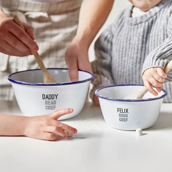 Personalised Daddy And Me Mixing Bowls | Etsy | Etsy (US)