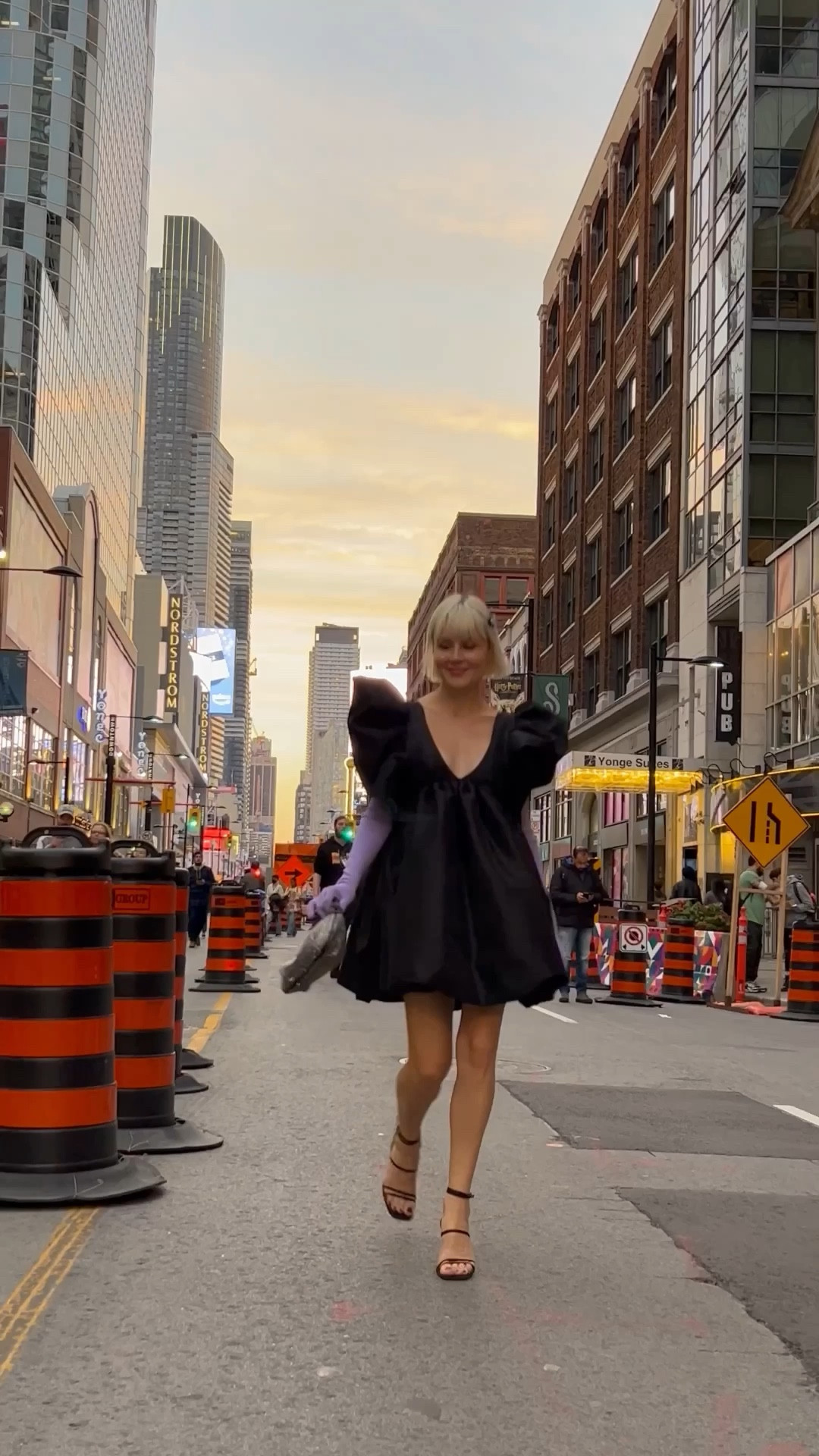 Main character vibes ✨ Got so many compliments about this look! Stunning Kika Vargas LBD, statement Ph5 gloves and Miu Miu hair clip ✨ 

#LTKstyletip #LTKitbag