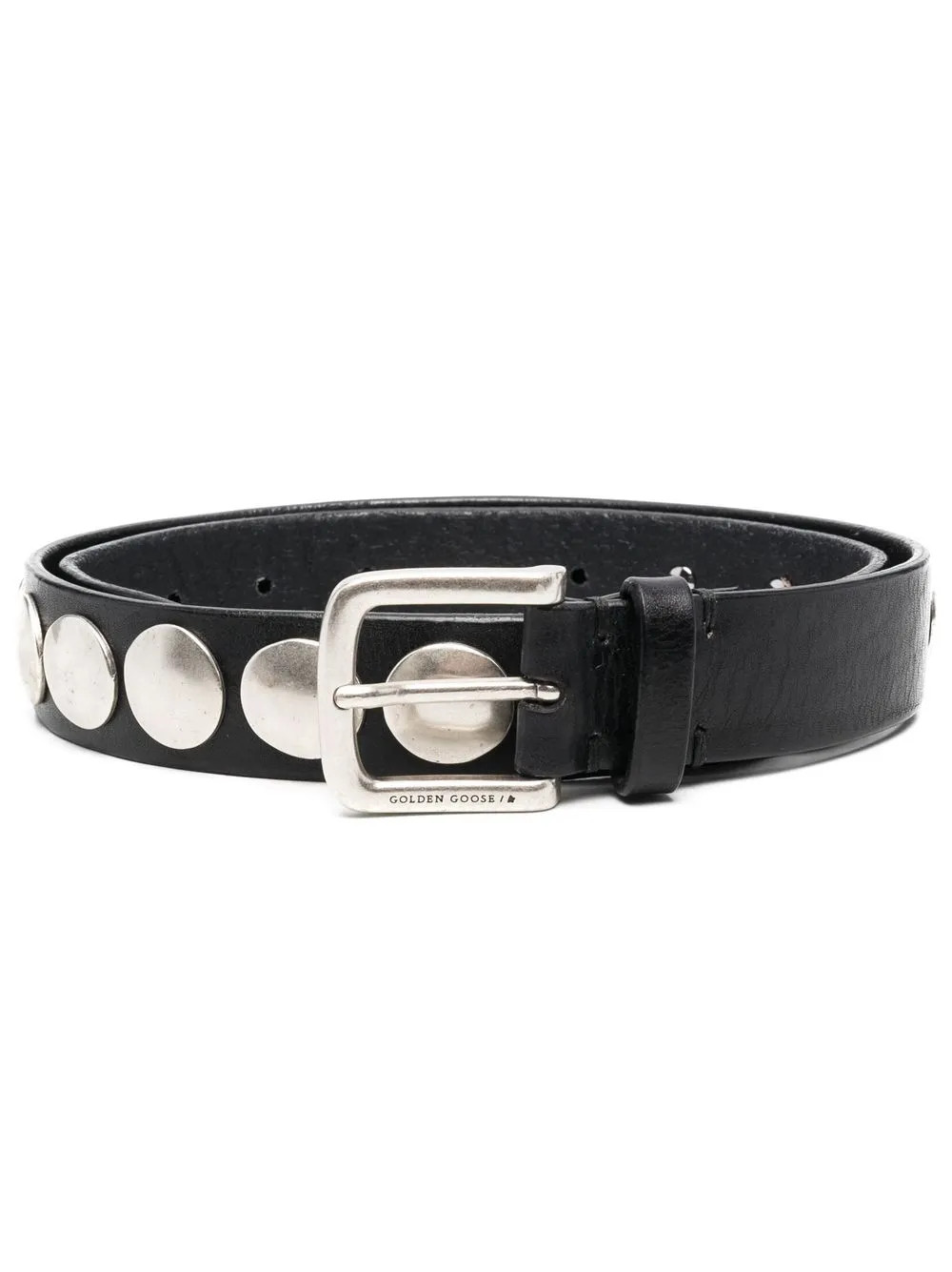 Golden Gooseleather studded belt$550Import duties included | Farfetch Global
