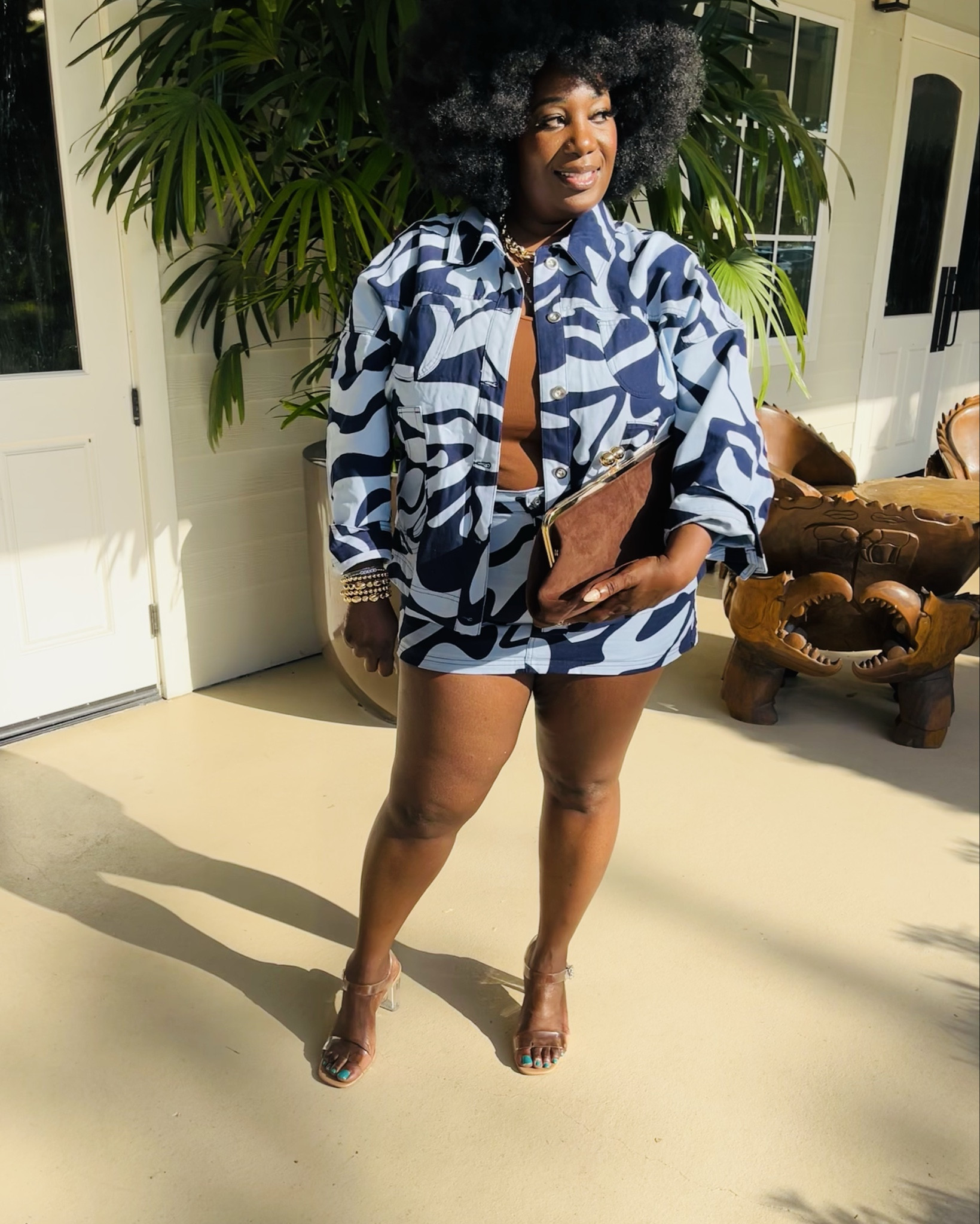 From the BHM collection at @Target by Monica Ahanonu

I am wearing size XL in the jacket and XXL in the skirt 

#LTKOver40 #LTKootd #LTKPlusSize